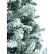 Ель новогодняя искусственная Beatrees Iceland 1.8 м заснеженная с LED гирляндой 300 ламп холодного белого цвета