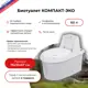 Биотуалет Пк Тандем КА-00000205 КОМПАКТ-ЭКО 760x510x670мм 60 л