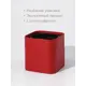 Кашпо Cubo Rompicato 17 см 2.2 л экокожа красный