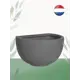 Кашпо E1032W-18-03 Pottery pots 22 см 5 л композитный серый