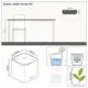 Комплект кашпо с автополивом Lechuza Green WALL Home Kit Color 13399