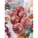 Набор елочных шаров Elan gallery 970062 9.5 см полиуретан красный 6 шт
