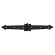 Дверная петля AMIG 552-180x22x1.5 сталь черный