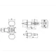 Защелка Lockly ЗШ-03 SB матовое золото