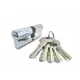 Цилиндровый механизм LOCKLY серия АНТАЛ ZP-90(35+55)-N хром кл./кл.