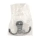 Крючок мебельный Sanberg М2718 2.85x3.65 см цам цвет черный
