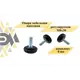 Ножка мебельная винтовая регулируемая М8x30 комплект 8 шт.