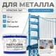Эмаль по металлу и ржавчине Malare FastCorr износостойкая быстросохнущая цвет RAL 5015 небесно-голубой глянцевая 10 кг