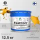Эмаль по металлу и ржавчине Malare FastCorr КМТЛЛ_7 износостойкая быстросохнущая цвет RAL 1023 желтый матовая 12.5 кг