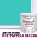 Краска для стен и потолков моющаяся Profipaints Eco Interior Vision матовая цвет изумруд 9л