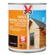 Антисептик алкидный для дерева V33 WAX PROTECTION с добавлением воска полуглянец темный дуб 0.9 л