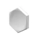 3D Дизайнерская панель Artpole Heksa-big button. 200x173x24 мм в упаковке 8 шт, 0.208 м²