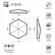 3D Дизайнерская панель Artpole CUBE-solo. 200x173x35 мм в упаковке 8 шт. 0.208 м²