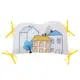 Бортик для детской кроватки Крошка Я My sweet home 4702801