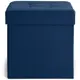 Пуф складной квадратный Nrava Home 400x400x420 Синий