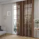 Тюль органза Милана 300x240 цвет коричневый, на шторной ленте