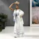 Фигурка сувенирная Simaland Африканка с кувшином на голове цветной 28x8x12.5 см
