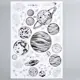 Наклейка интерьерная "Планетарий" 60x90 см