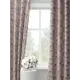 Комплект розовых штор с красными цветами Decoracion #33102004, 145x275 x2 шт
