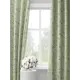 Комплект детских светло-зеленых штор с желтыми машинками Decoracion #33100504, 145x275 х2 шт