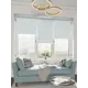 Рулонная штора Блэкаут Кристалл Domlegrand 38x175 цвет голубой
