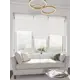 Рулонная штора Блэкаут Кристалл Domlegrand 160x175 цвет белый