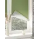 Рулонная штора Блэкаут сильвер Domlegrand 160x175 цвет зеленый