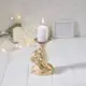 Подсвечник из мрамора Bogacho Ирис Бьюти Айвори