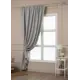 Штора Amore mio RR 102 29708 на шторной ленте 270x200 см цвет серый