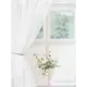 Тюль вышивка на сетке "Мальта" 300x250 цвет экрю на шторной ленте
