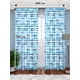 Фотошторы Габардин 290x265 см Homepick StringsleavesBlue/5552/