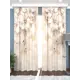 Фотошторы Габардин 290x265 см Homepick VolumeFlowersBeige/7209/