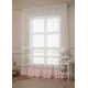 Штора Тюль Amore Mio RR 2143-104 Фентези с полосой 3.0x2.8 1 шт цвет розовая пудра