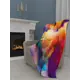 Плед Gustav House из флиса Краски холи 140x200 см/921