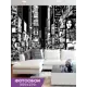 Фотообои флизелиновые Gustav House 3x2.7 м Черно-белый Times Square/3540