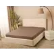 Простыня Edelson Tencel EPT-200/мокко, 200x200 см, тенсел, на резинке