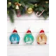 Набор свечей Home Decor Новогодние часы 3 шт 6*3.5*8 см