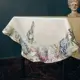 Скатерть Myatashop овальная Кролик в цветах 155x180 см
