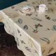 Скатерть Myatashop овальная Кролик на лужайке 155x180 см