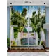 Фотошторы Homepick shtoranew viewfontan/5268/ на шторной ленте 265x290 см, рисунок города