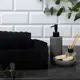 Полотенце махровое Этель "Waves" чёрный 30x60