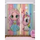 Фотошторы Homepick ShtBlakaut21092020 PrincessRainbow/24830/ на шторной ленте 265x290 см, рисунок детский