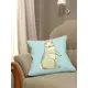 Наволочка декоративная Homepick из флиса 45x45 см BlueRabbit 1511