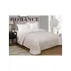 Покрывало Romance жаккард 119929, 200x220 см, велюр, цвет бежевый