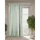 Штора на шторной ленте Антре 200x270 см цвет зеленый