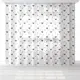Комплект тюлей на шторной ленте Heart 145x260 см цвет белый, 2 шт