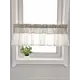 Штора Izkomoda на кулиске для кухни Мила 120x40 см цвет белый/серый