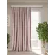 Штора на шторной ленте Велда 200x270 см цвет пудровый