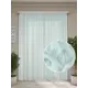 Тюль на шторной ленте Эстэ 200x270 см цвет бирюзовый