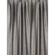 Штора на шторной ленте Голди 200x290 см цвет серый